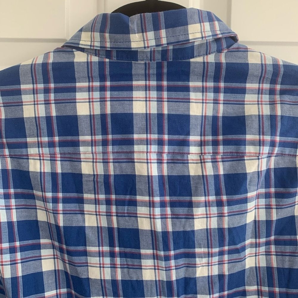 Vineyard Vines Classic Fit Plaid Spread Collar Cotton Cashmere Shirt Size XS NWT - Picture 4 of 8